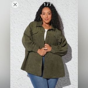 NIP/NWT shacket, sz 2xl, Shein Curve